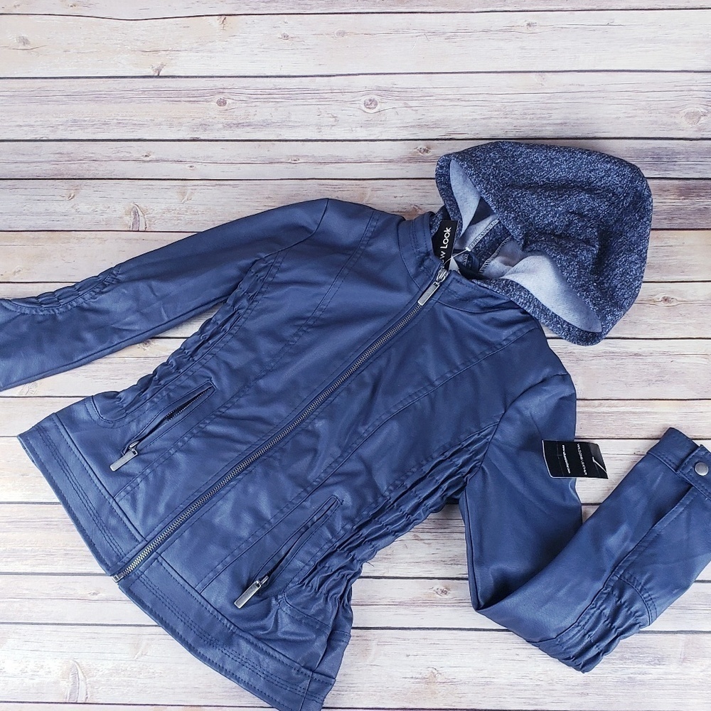 New Look Faux Leather Motorcycle Jacket